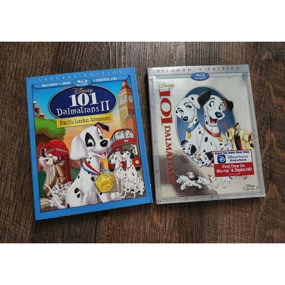 Blu-ray dvds 101 Dalmations & 101 Dalmations II - Picture 1 of 4